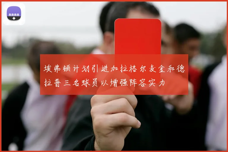 埃弗顿计划引进加拉格尔麦金和德拉普三名球员以增强阵容实力